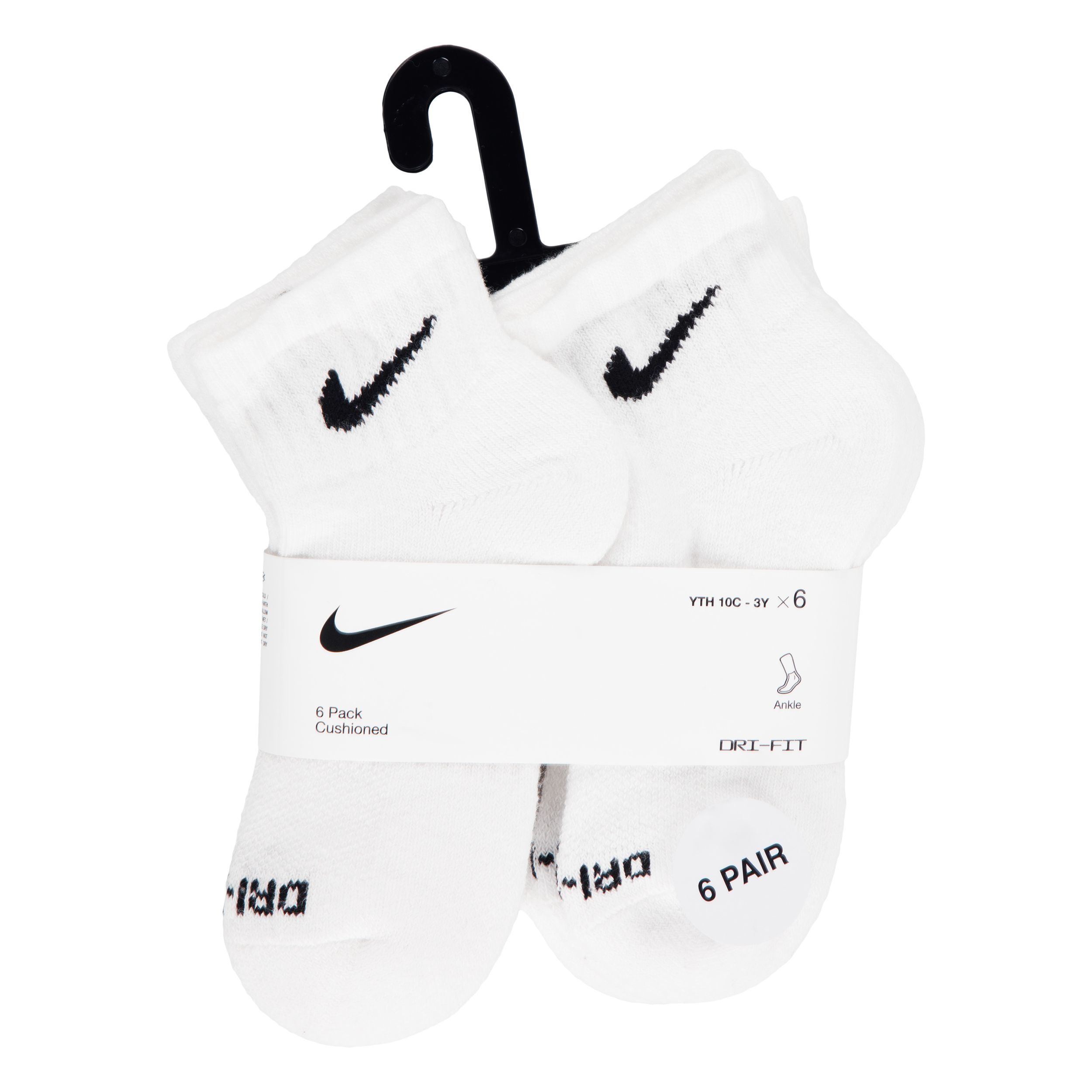 Nike Little Boys' Performance Crew Socks - 6pk