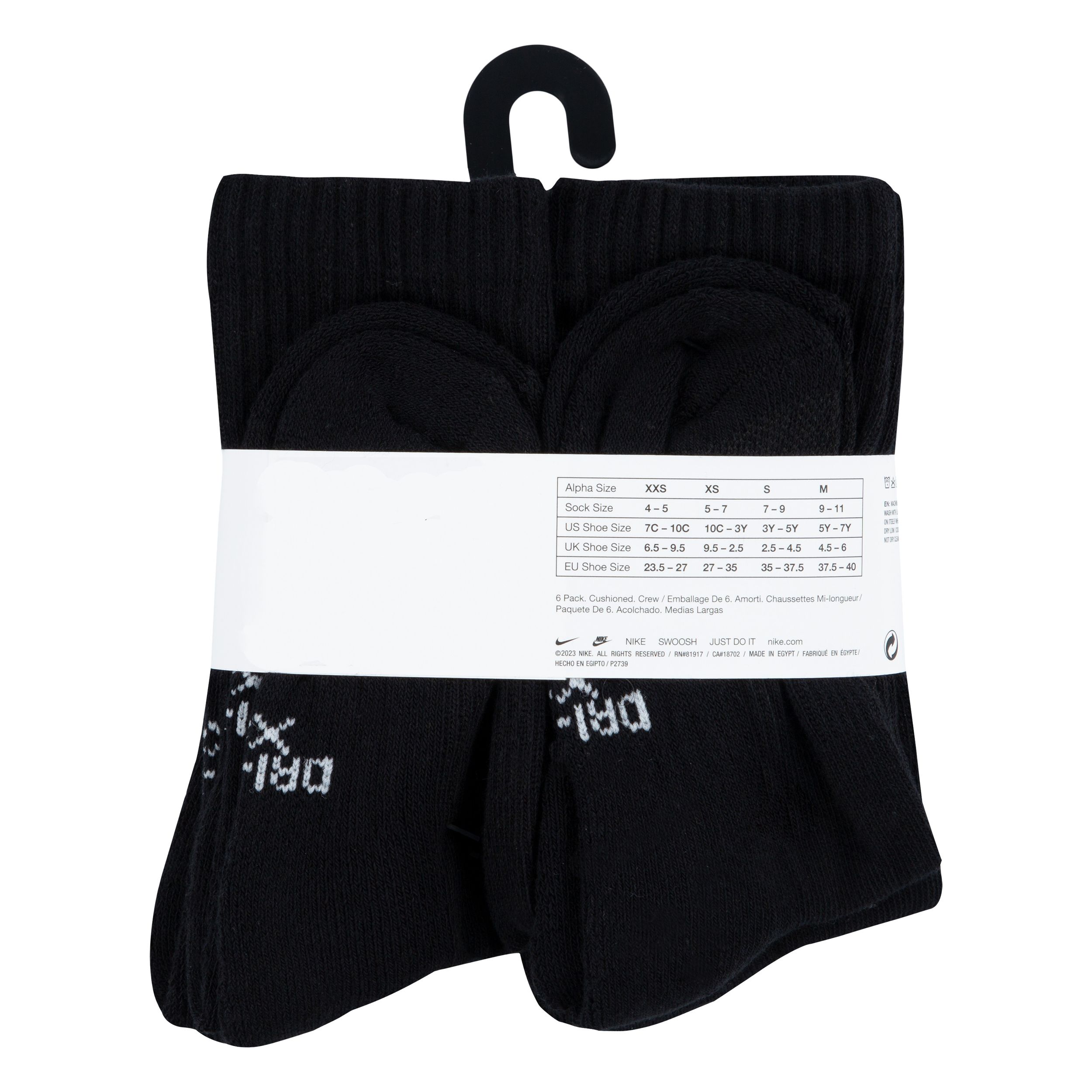 Nike Little Kids' Performance Crew Socks 6-pk