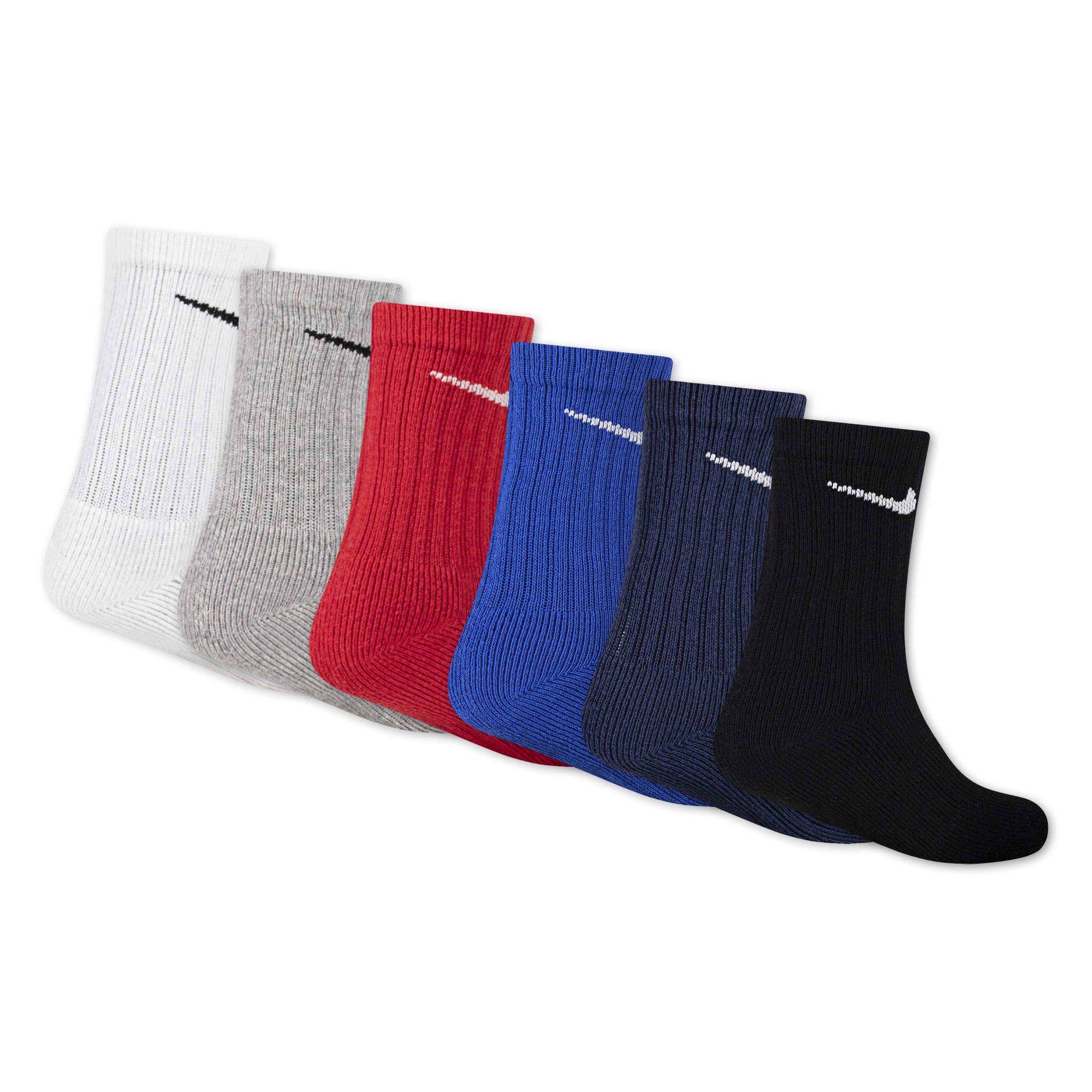 Nike Little Kids' Performance Crew Socks 6-pk