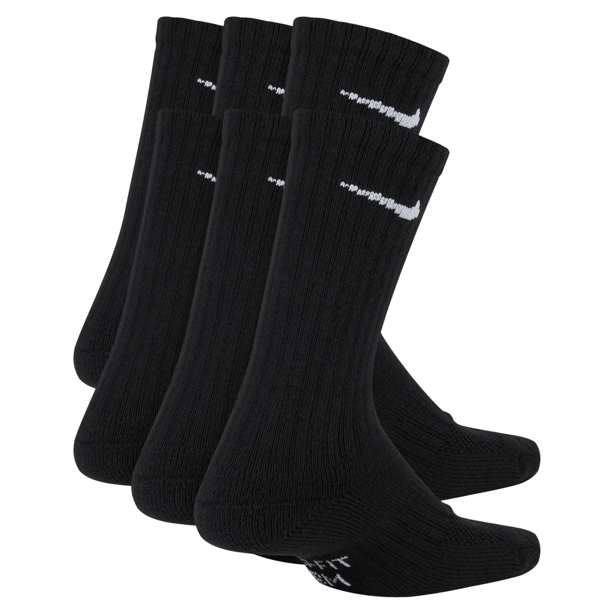 Nike Kids' Ya Everyday Cushioned Athletic Socks 6-pk