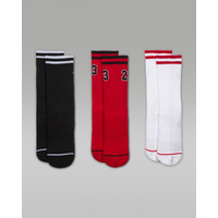 Jordan Kids' Varsity Jersey Sweatshirt Socks 3-Pack with Comfortable Arch Support Front_Flat