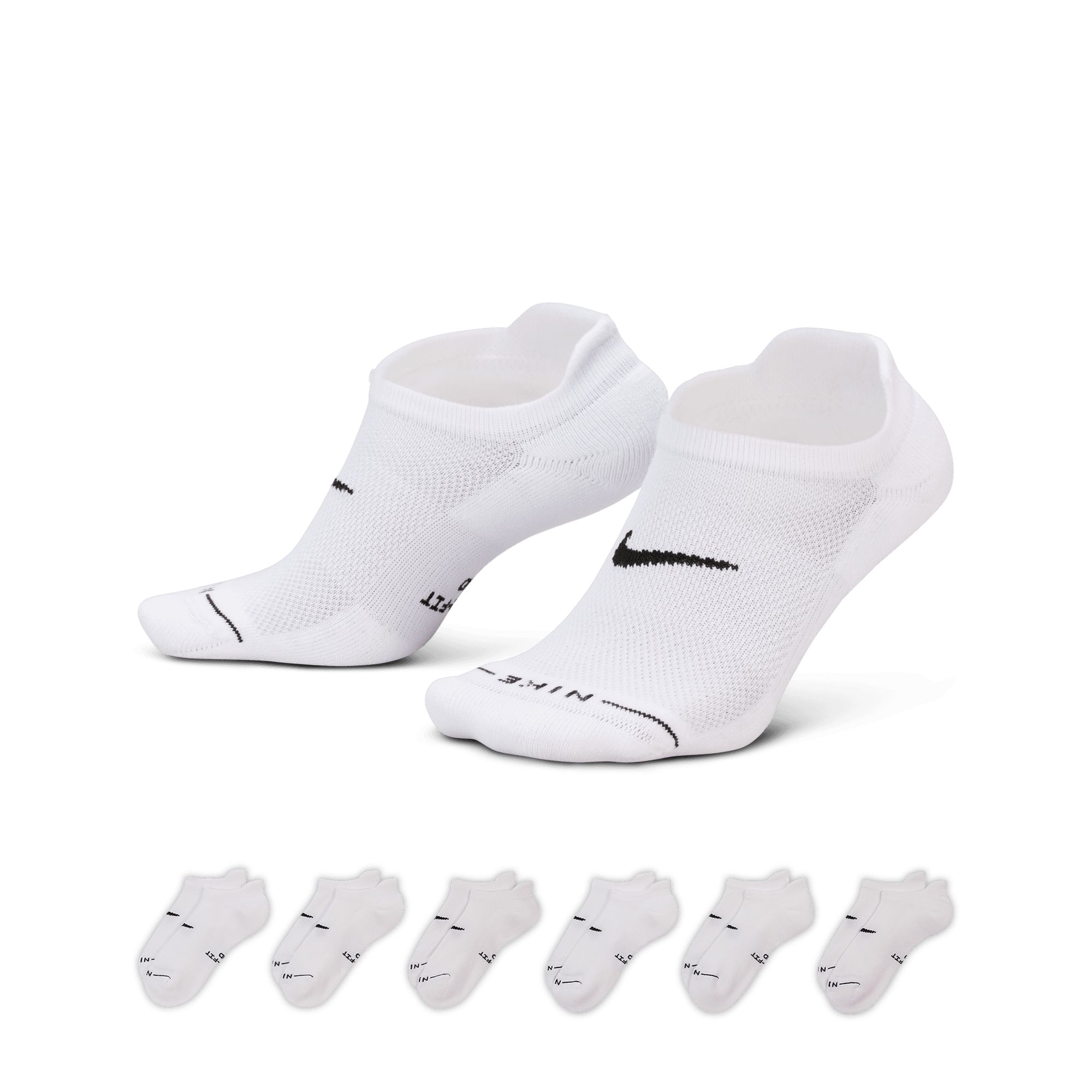 Nike Women's Everyday Elevated No Show Socks - 6pk
