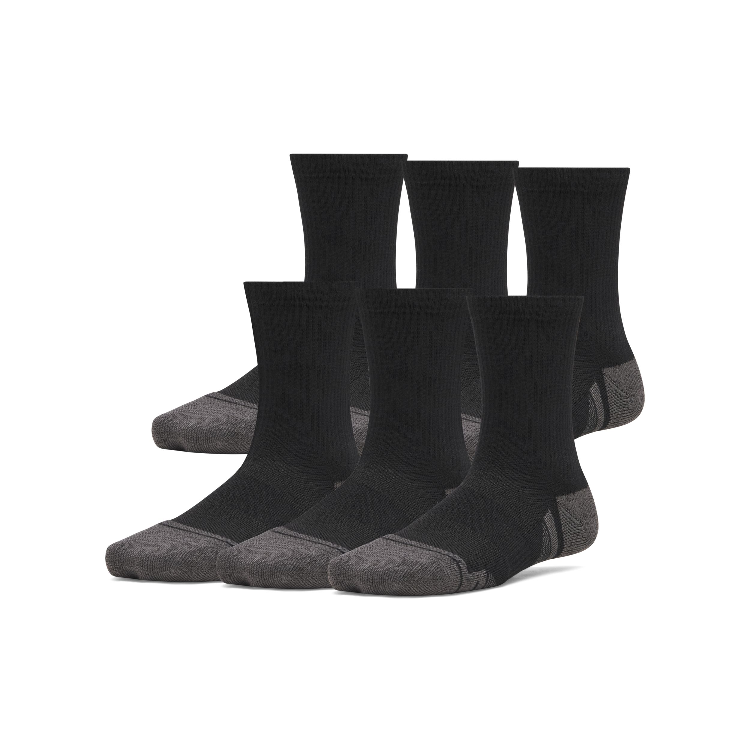 Under Armour Youth Boys' Performance Tech Crew Socks - 6pk