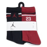 Jordan Kids' Icon Strip Cushioned Sweatshirt Socks 6-pk Front_Flat