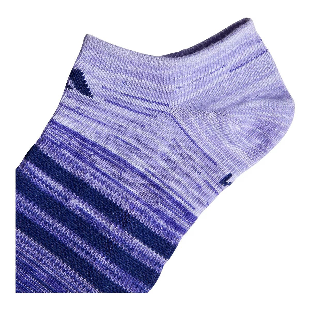 adidas Kids’ Superlite Rainbow No Show Socks 6pk