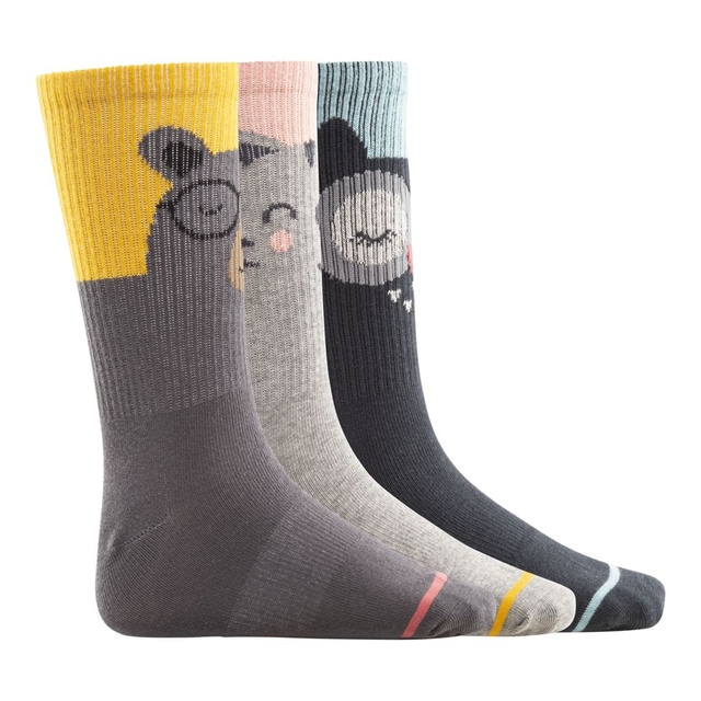 Ripzone Girls' Fashion Crew Socks - 3 Pack Side_Right