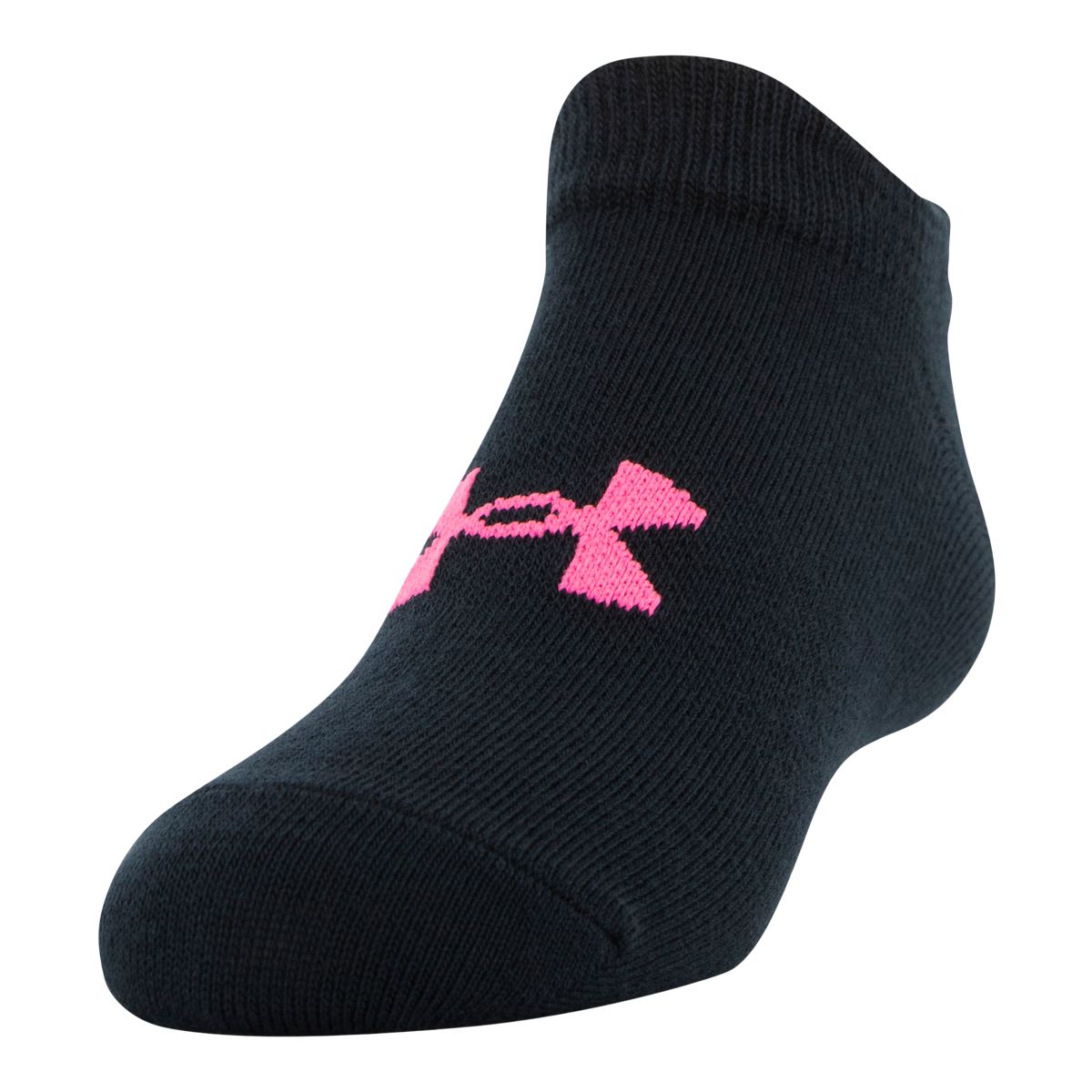 Under Armour Girls' Essential No-Show Socks 6pk