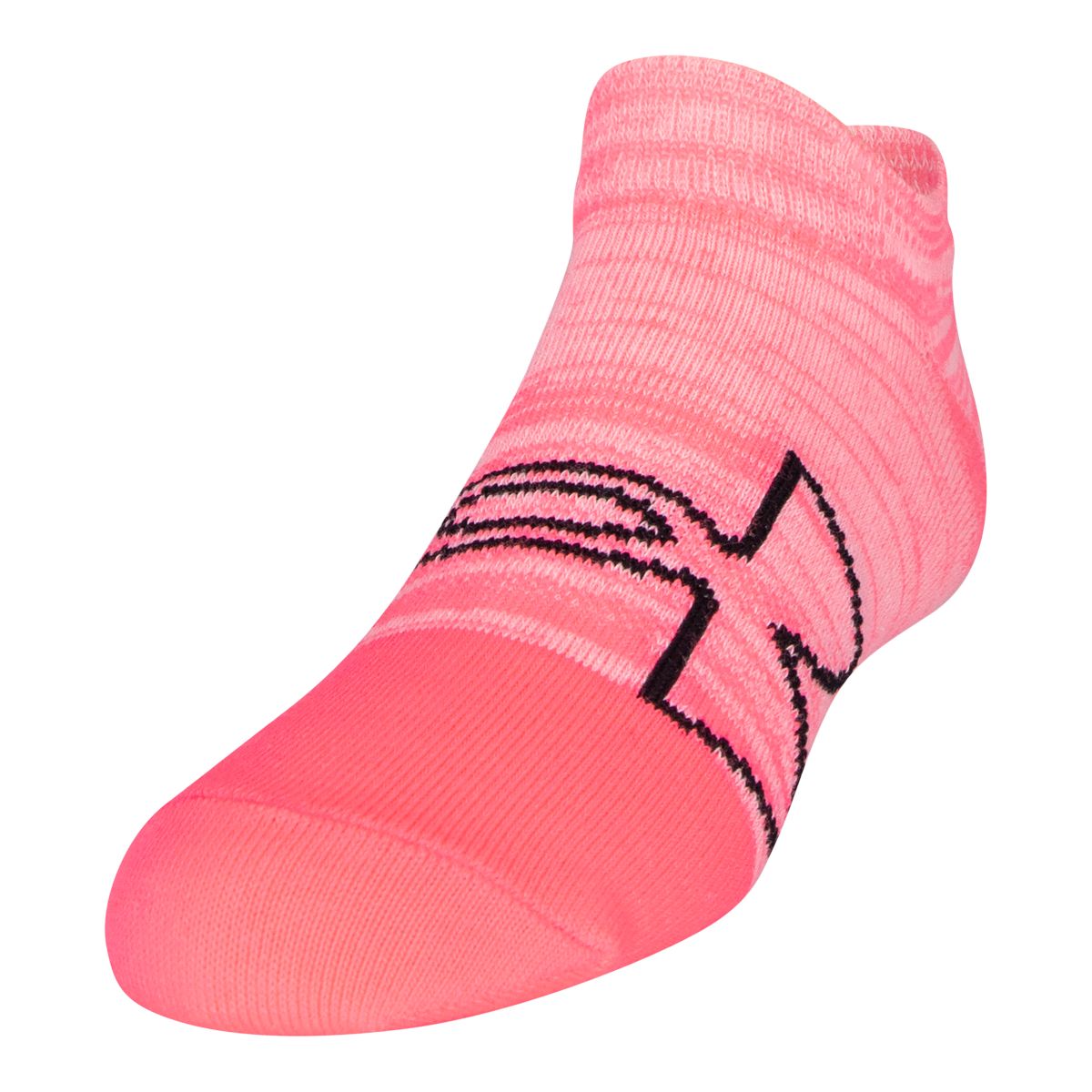 Under Armour Girls' Essential No Show Socks - 6 Pack