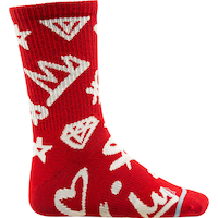 Ripzone Kids' Diamond Crew Socks - 3 pk Side_Right