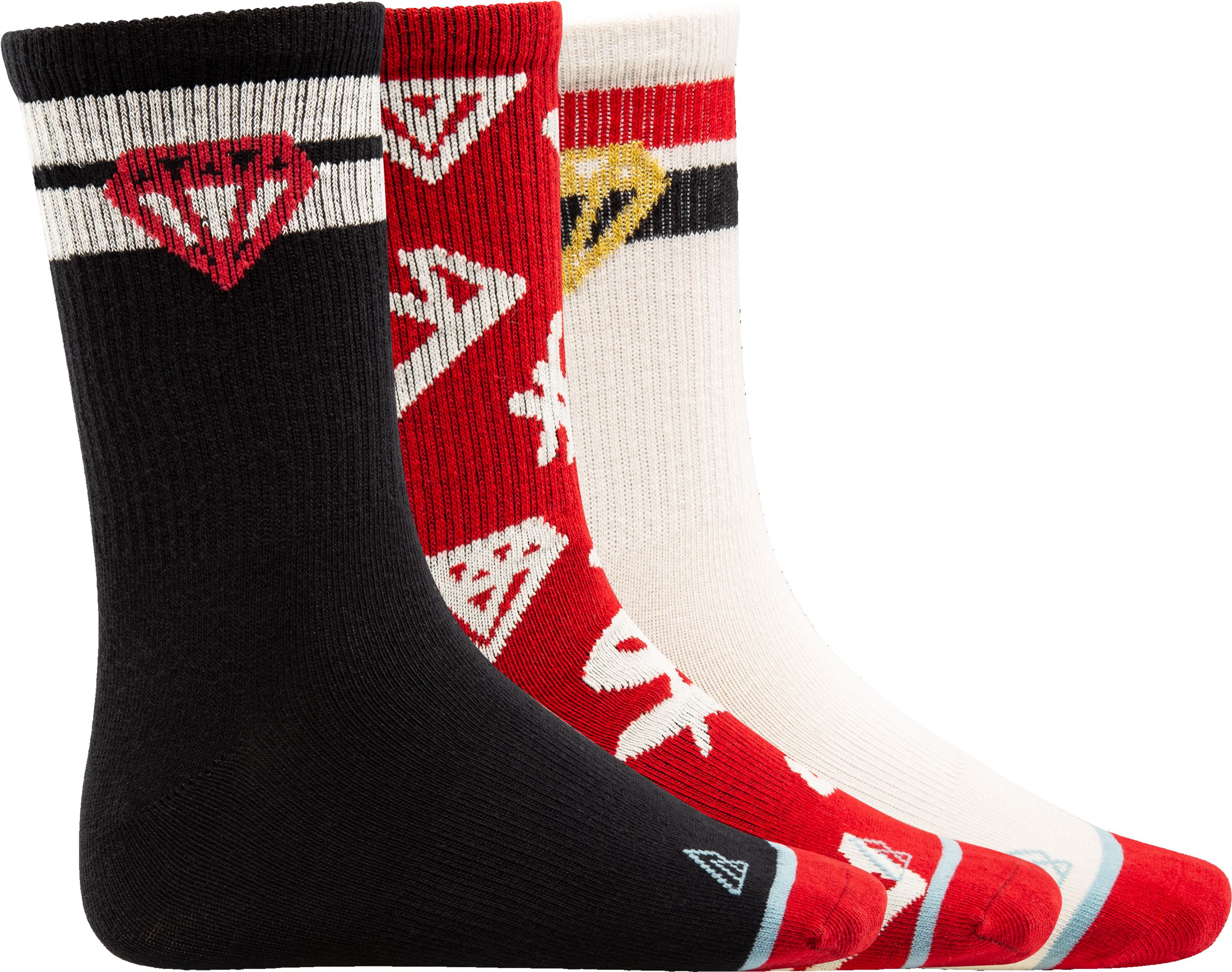 Ripzone Kids' Diamond Crew Socks - 3 pk