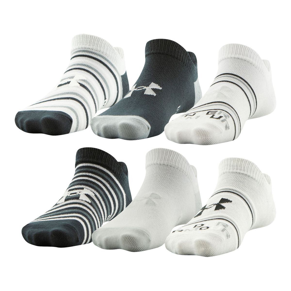 Women's Under Armour 6-Pack Essential Low Cut Socks