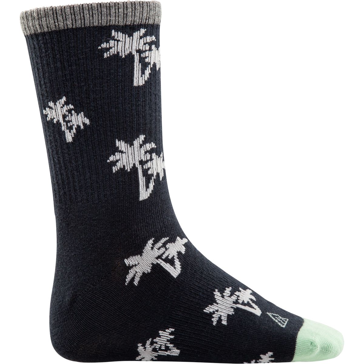 Ripzone Kids' Shiny Palms Crew Socks 3pk