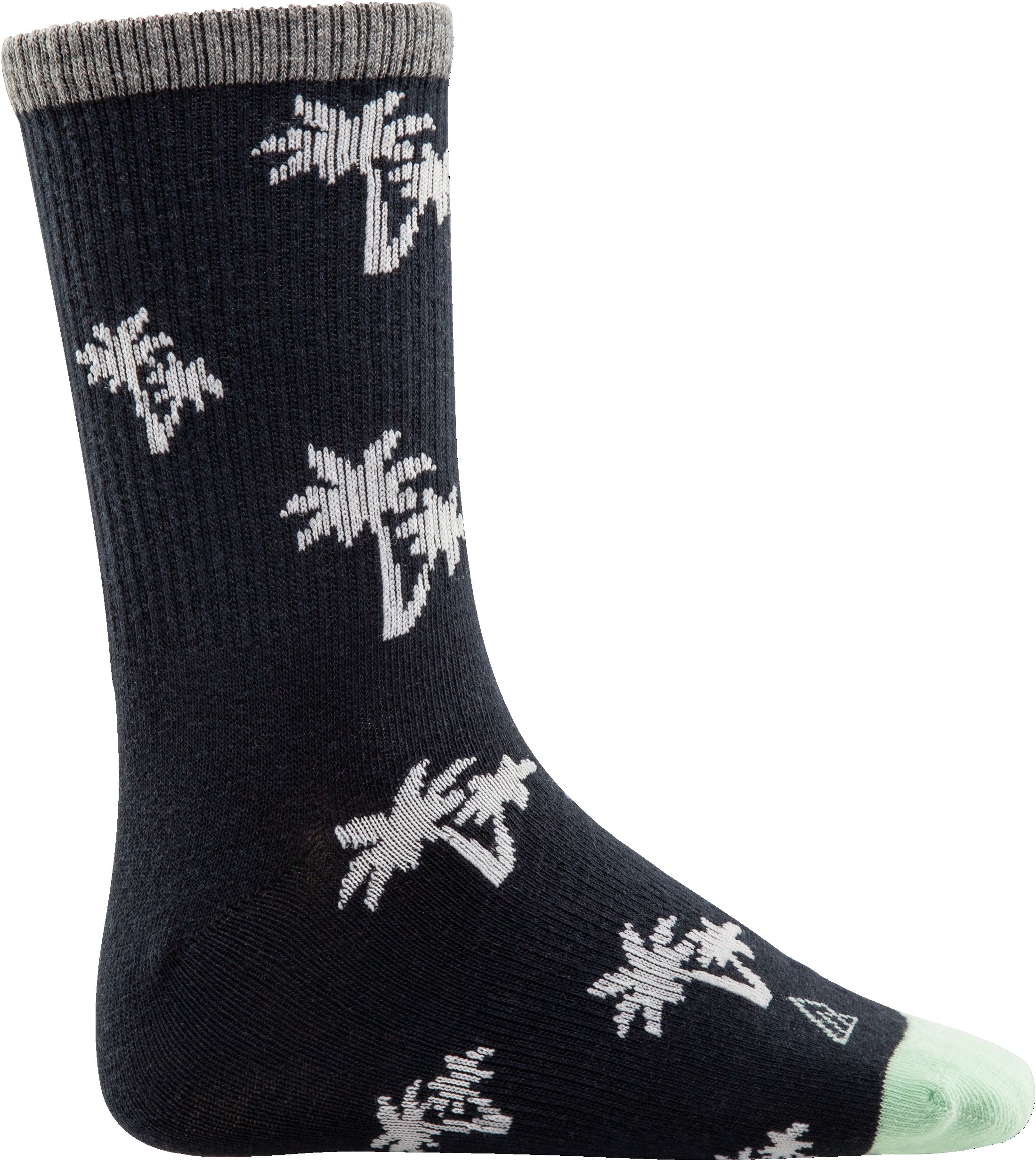 Ripzone Kids' Shiny Palms Crew Socks 3pk