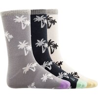 Ripzone Kids' Shiny Palms Crew Socks 3pk Side_Right