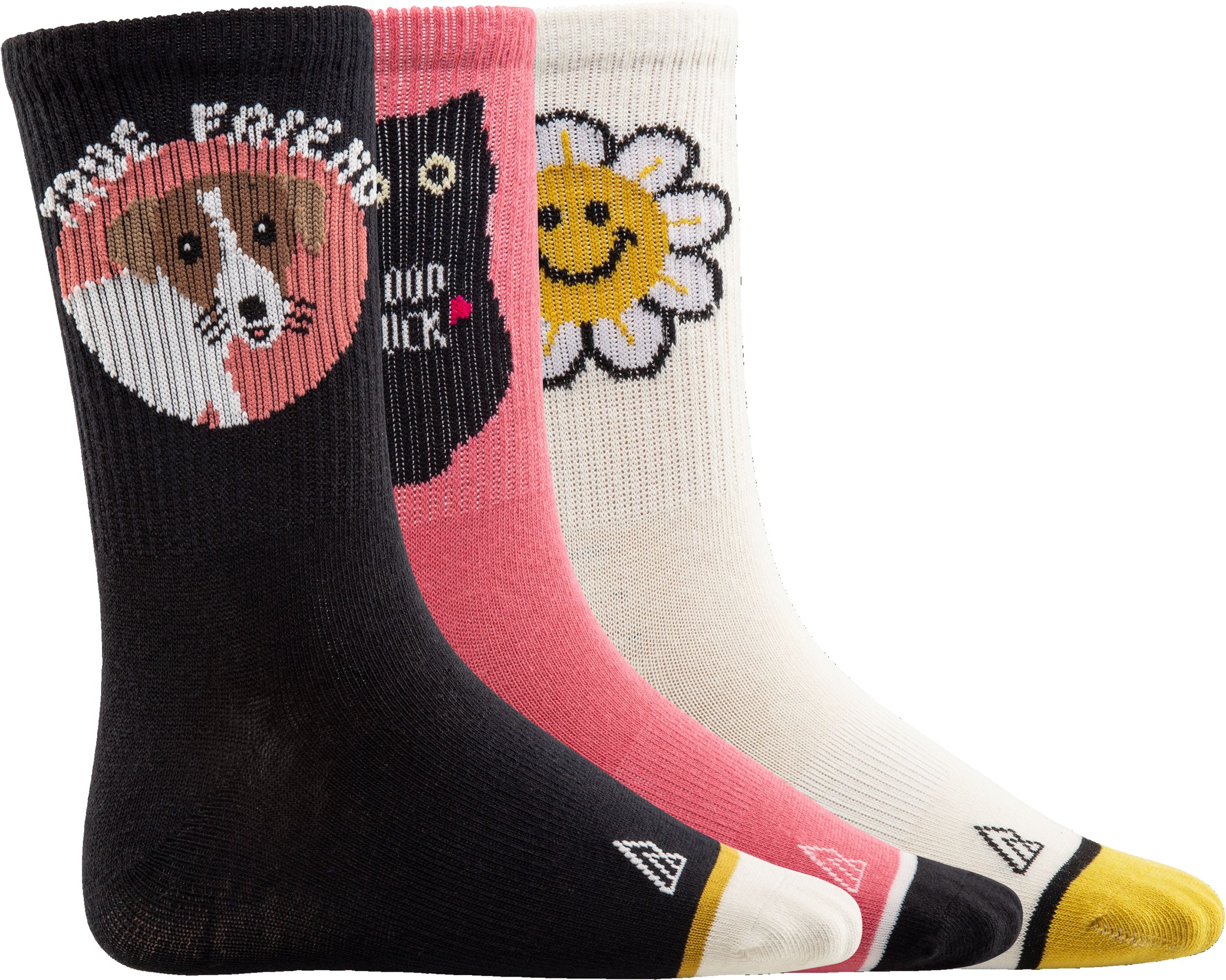 Ripzone Kids' Candy Mood Crew Socks - 3 pk