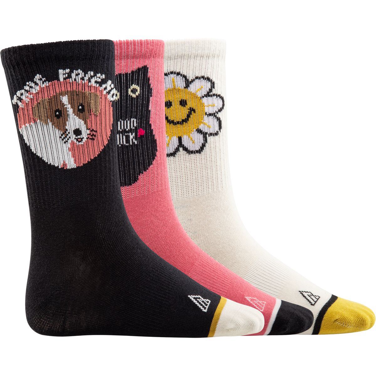 Ripzone Kids' Candy Mood Crew Socks - 3 pk