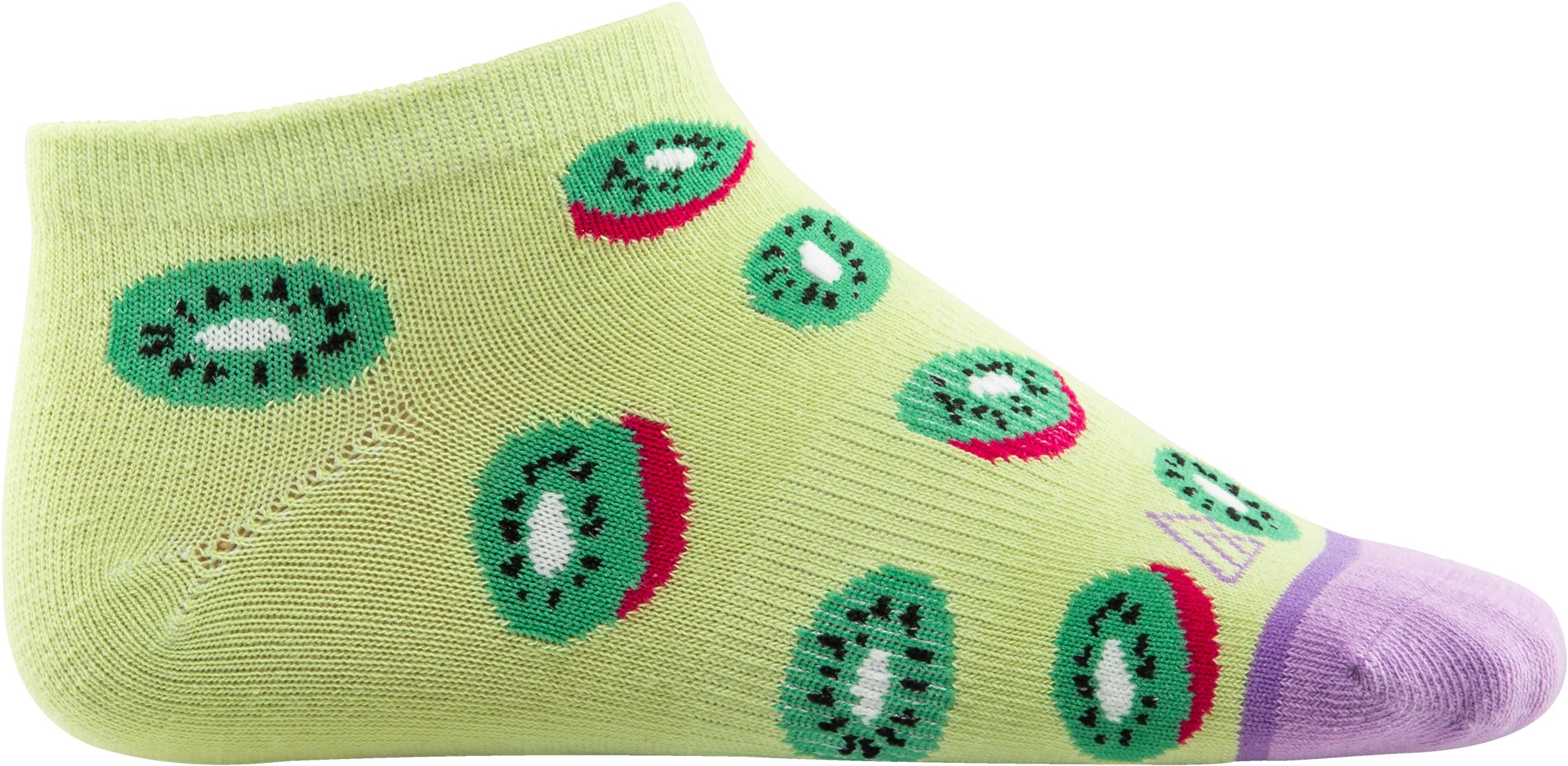 Ripzone Kids' Fruits No Show Socks - 3 pk