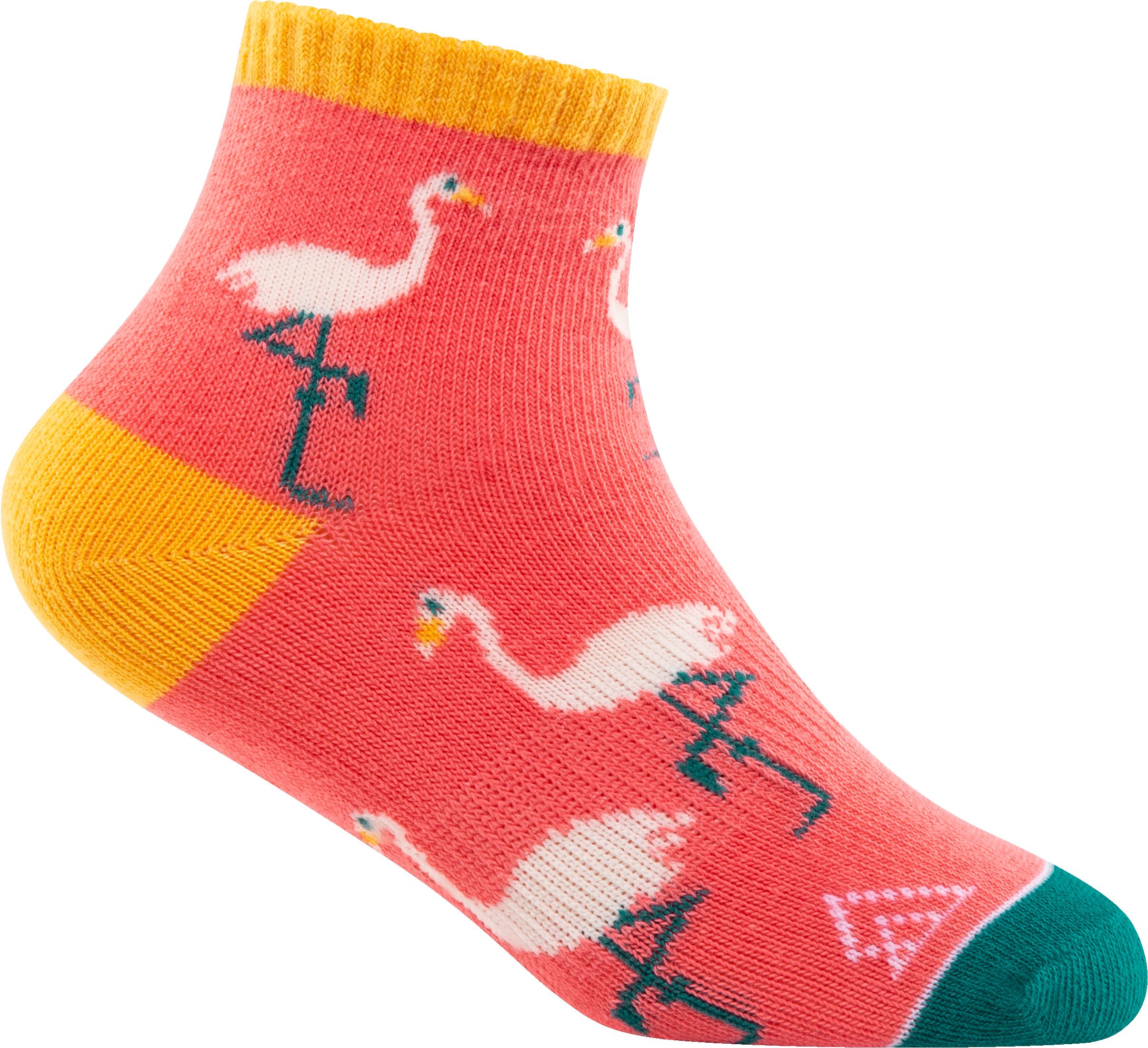 Ripzone Kids' Flamingo Quarter Socks - 3 pk