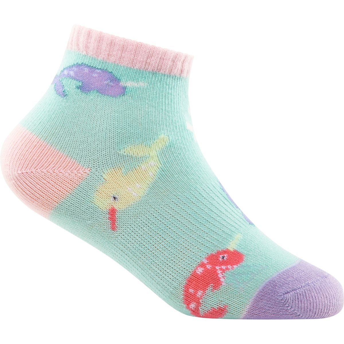 Ripzone Kids' Narwhal Printed Quarter Socks - 3 pk