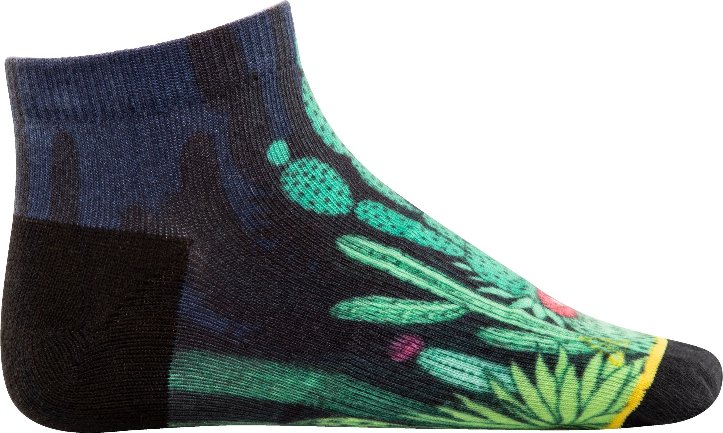 Ripzone Girls' No Show Cactus Socks 3pk