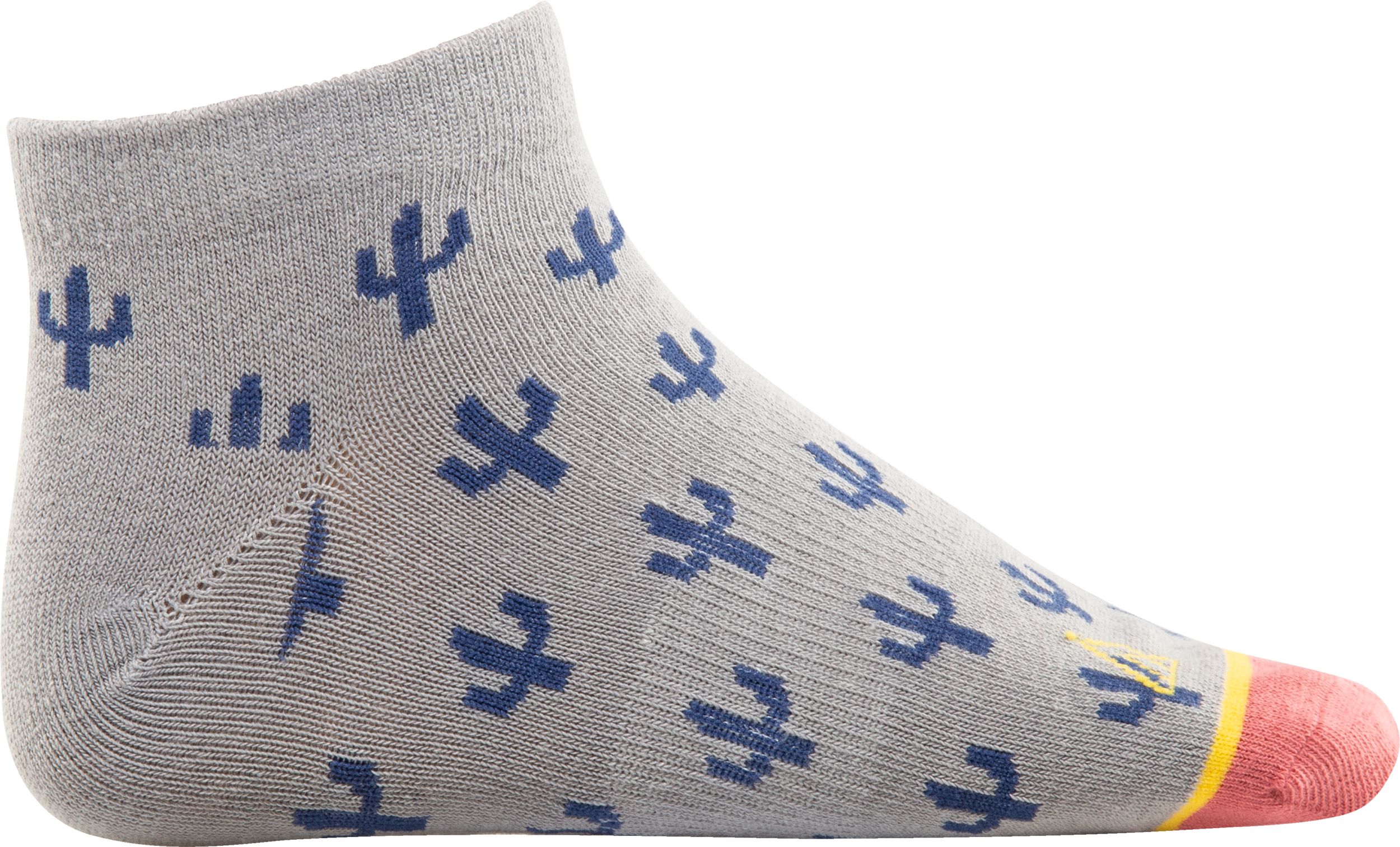 Ripzone Girls' No Show Cactus Socks 3pk