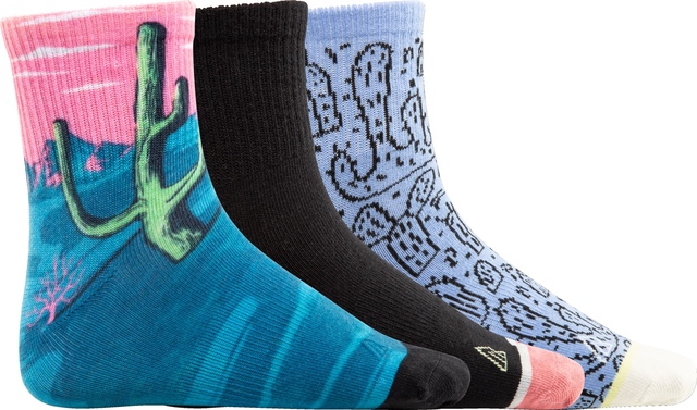 Ripzone Kids' Quarter Crew Socks - 3 pk