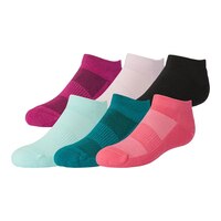 FWD Girls' Athletic No Show Socks 6pk Front_Angled_Left