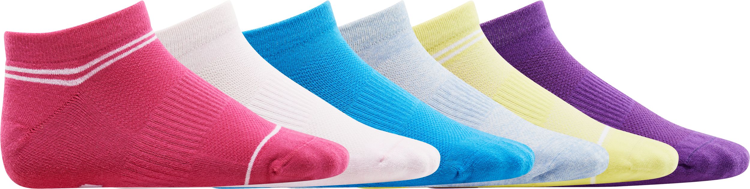 FWD Girls' Athletic No Show Socks - 6pk