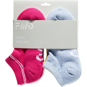 FWD Girls' Athletic No Show Socks - 6pk