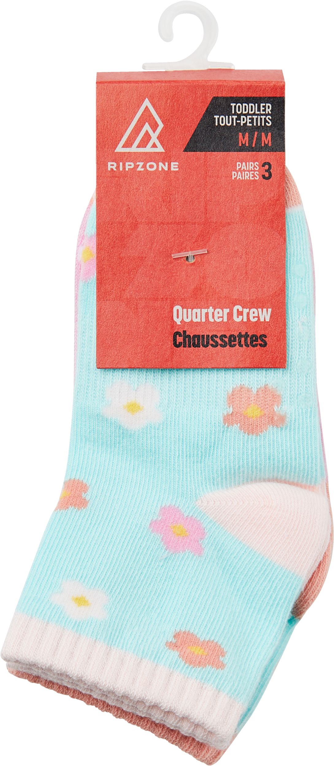 SportChek has Ripzone Kids' Quarter Crew Socks - 3 pk
