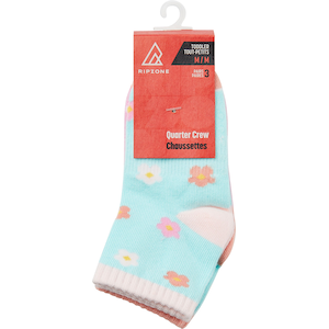 Ripzone Kids' Quarter Crew Socks - 3 pk