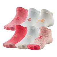 Under Armour Girls' Essential No-Show Socks 6pk