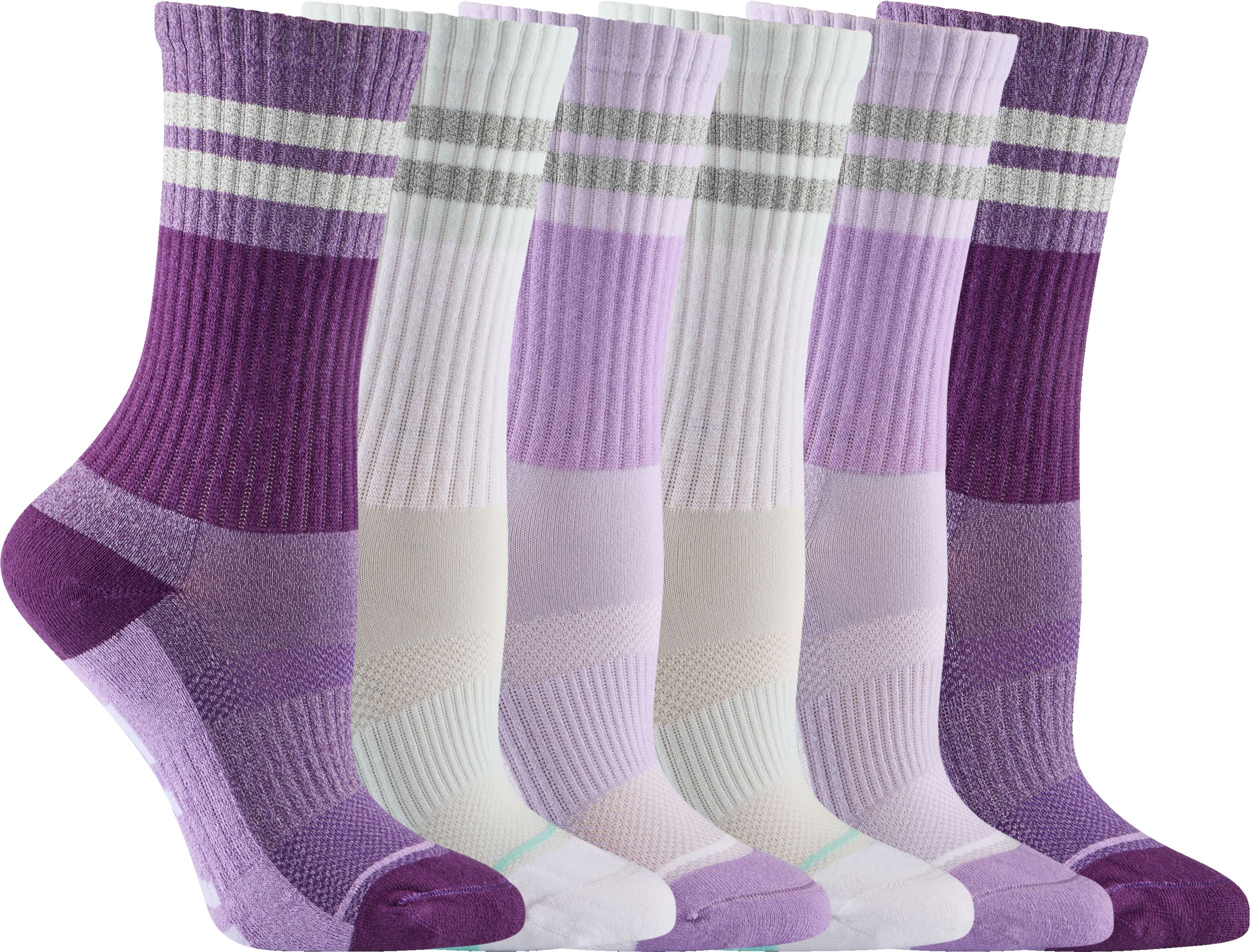 FWD Girls' Performance Crew Socks - 6pk