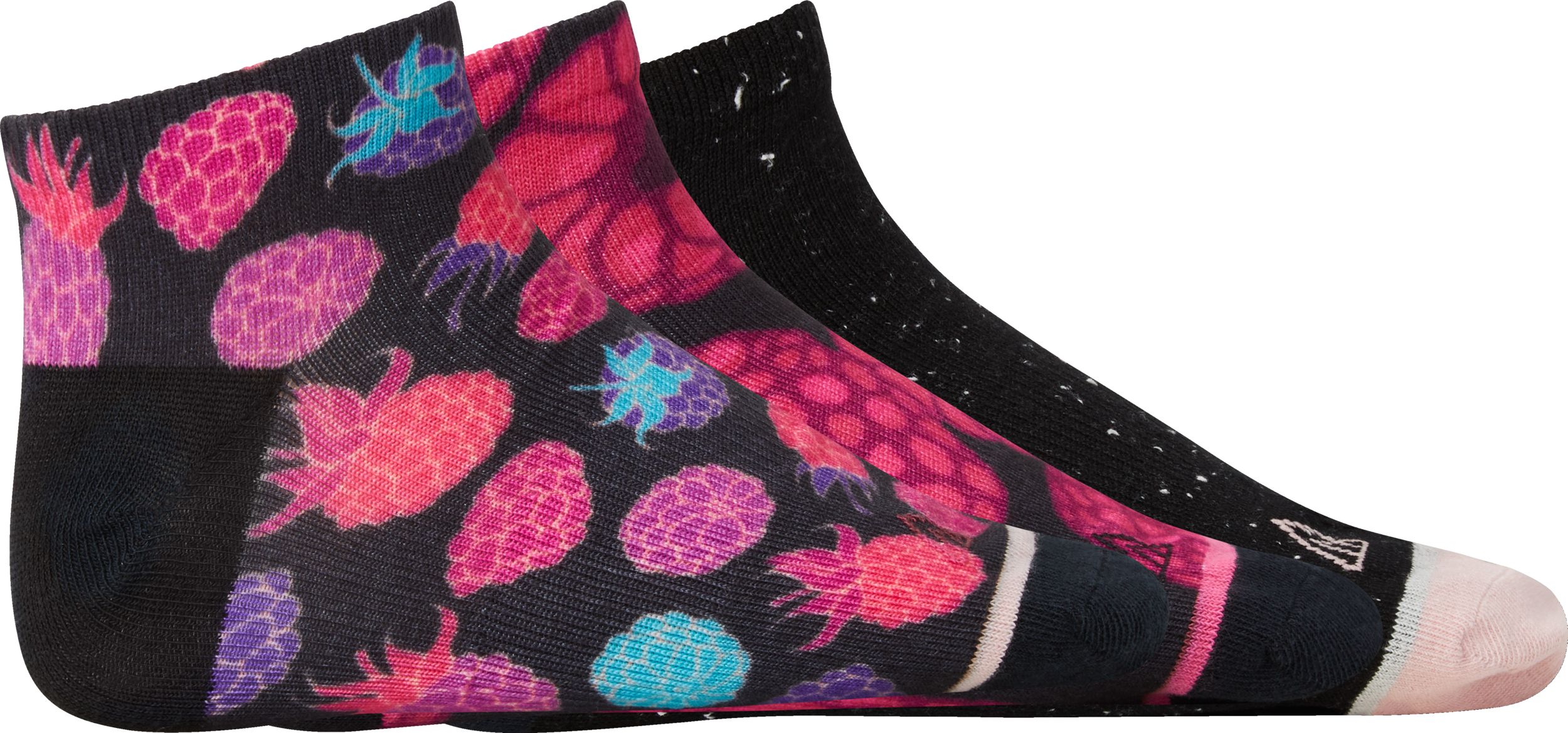Ripzone Girls' Forest Fruits Crew Socks - 3pk