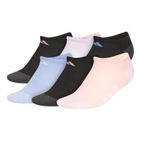 adidas Girls' 3-Stripe&nbsp;3.0 Cushioned Crew Socks 6pk
