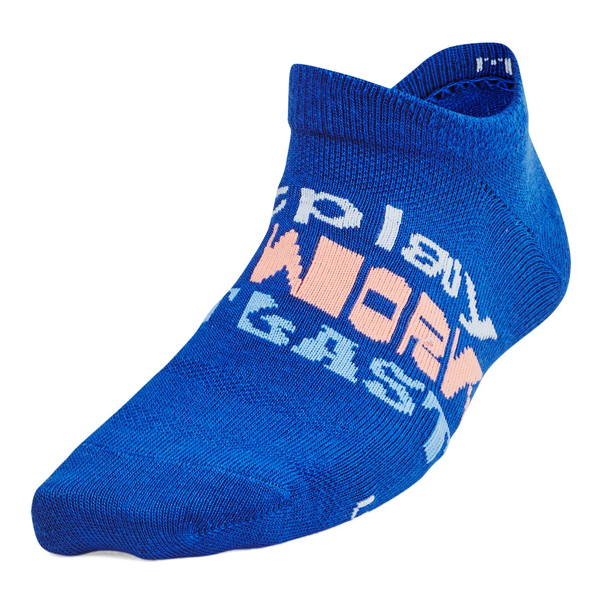 Under Armor Girls' Essential No Show Sock - 6pk