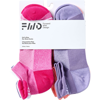 FWD Kids' Rise No Show Socks - 6pk Front_Flat