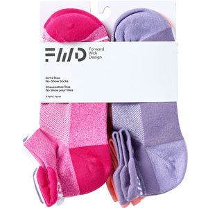 FWD Kids' Rise No Show Socks - 6pk