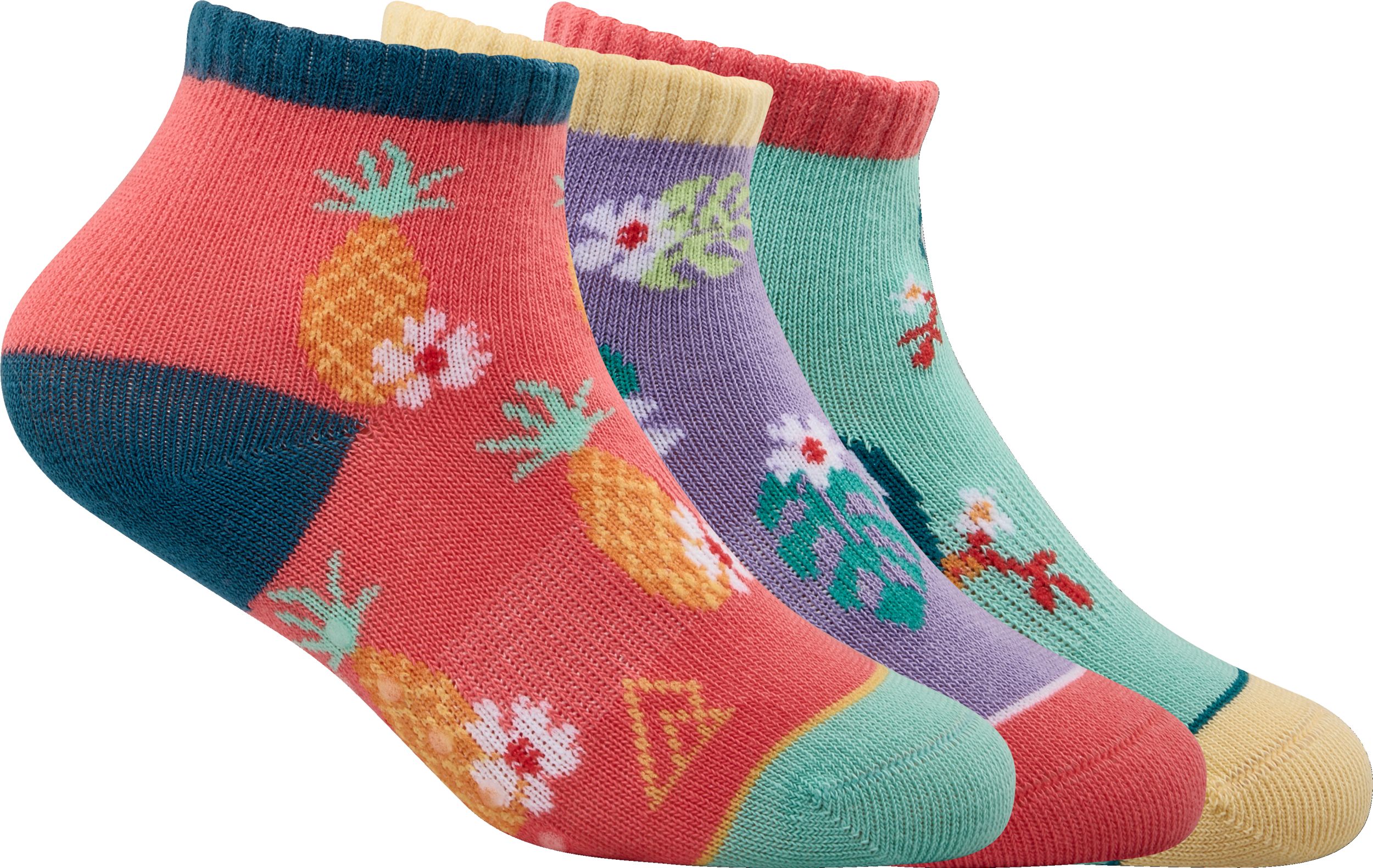 Ripzone Toddler Kids' Tucans Quarter Crew Socks - 3pk