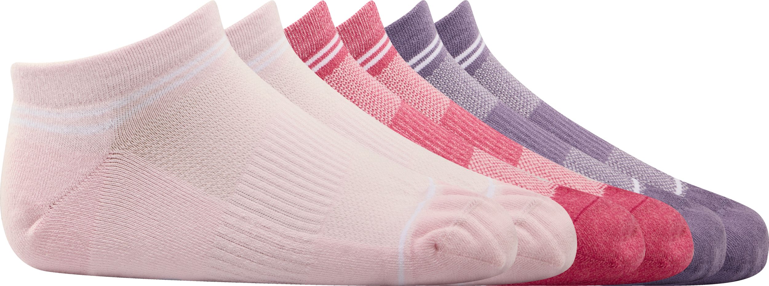FWD Girls' Athletic No Show Socks - 6 Pack