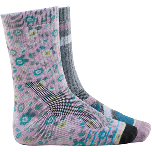 Woods Girls' Hyland Outdoor Crew Socks - 2 Pack