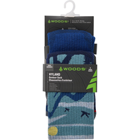 Woods Boys' Hyland Outdoor Crew Socks - 2 Pack Front_Flat