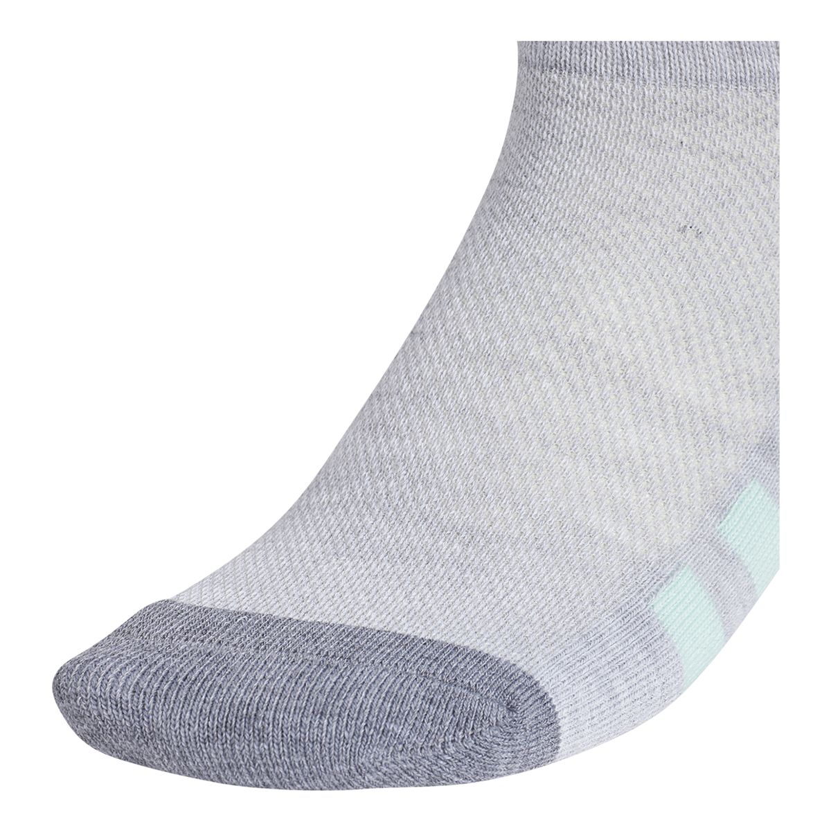 adidas Girls' Athletic Cushion Quarter Socks - 6 pk