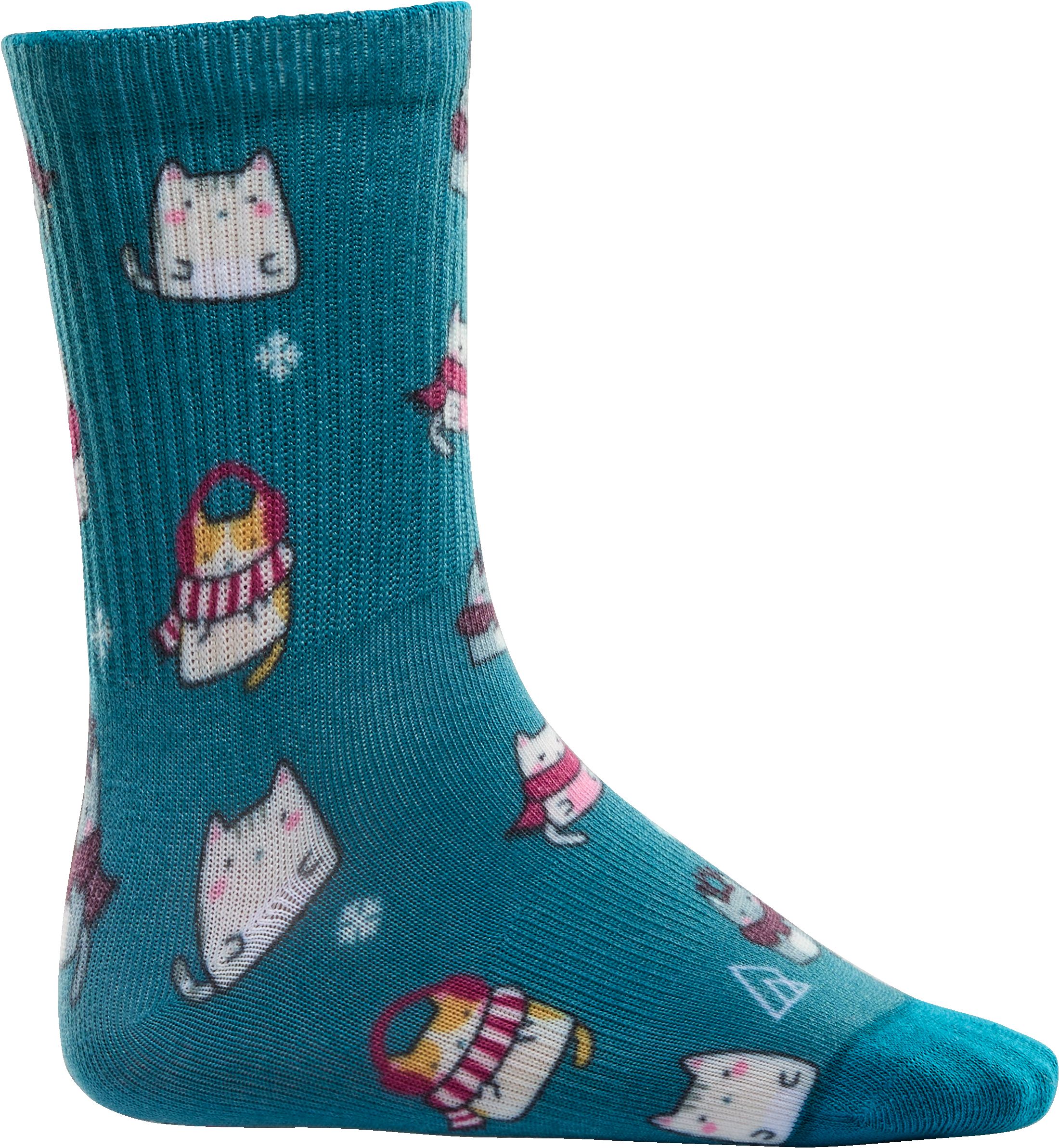 Ripzone Girls' Warm Cats Crew Socks - 3 Pack