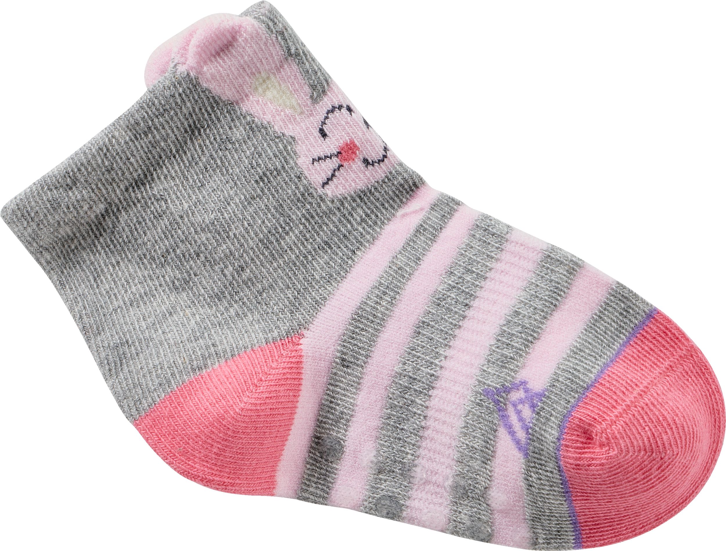Ripzone Girls' Animal Quarter Crew Socks - 3 Pack