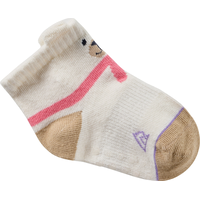 Ripzone Girls' Animal Quarter Crew Socks - 3 Pack Front_Flat