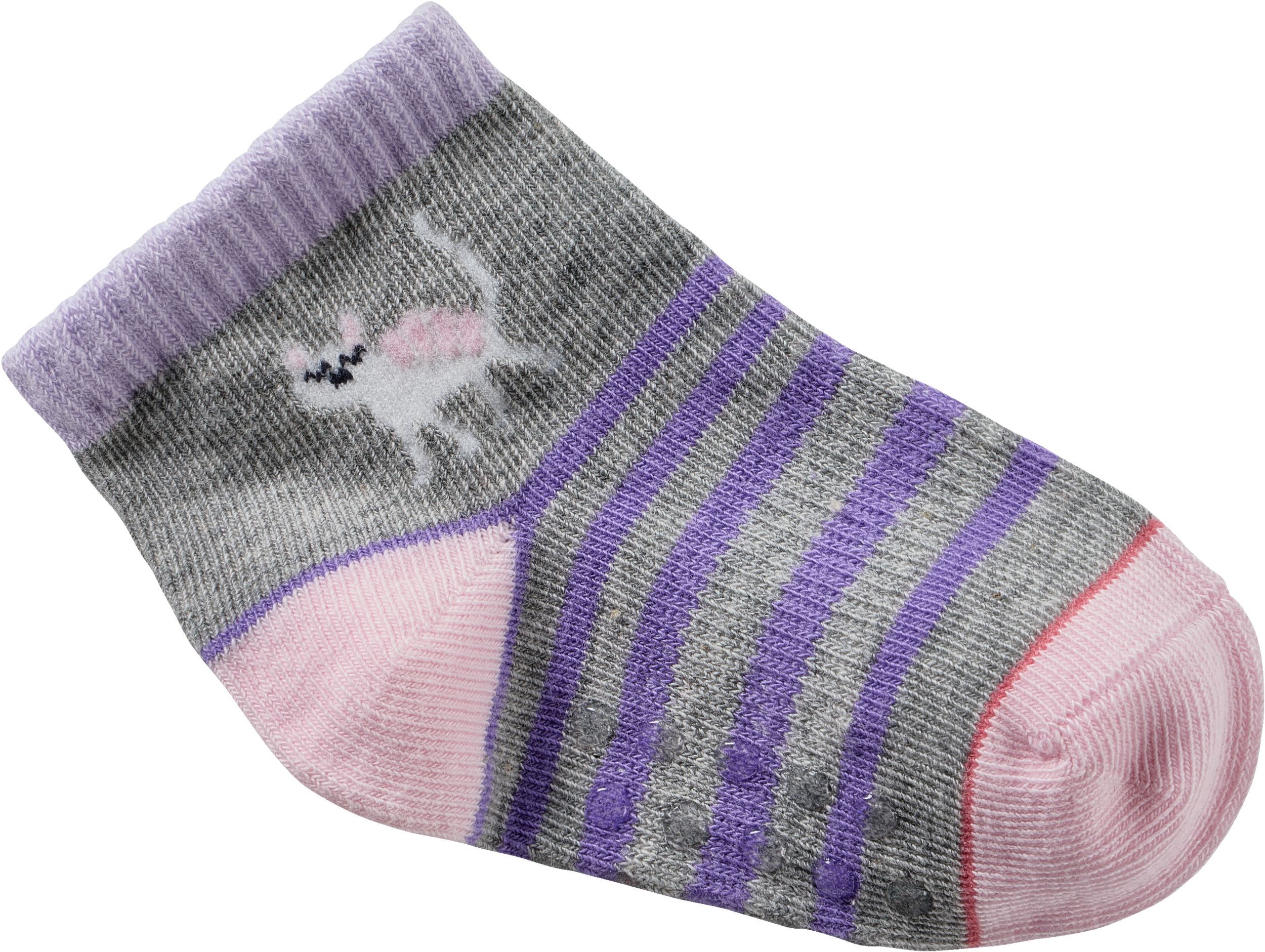 Ripzone Girls' Cats Quarter Crew Socks - 3 Pack