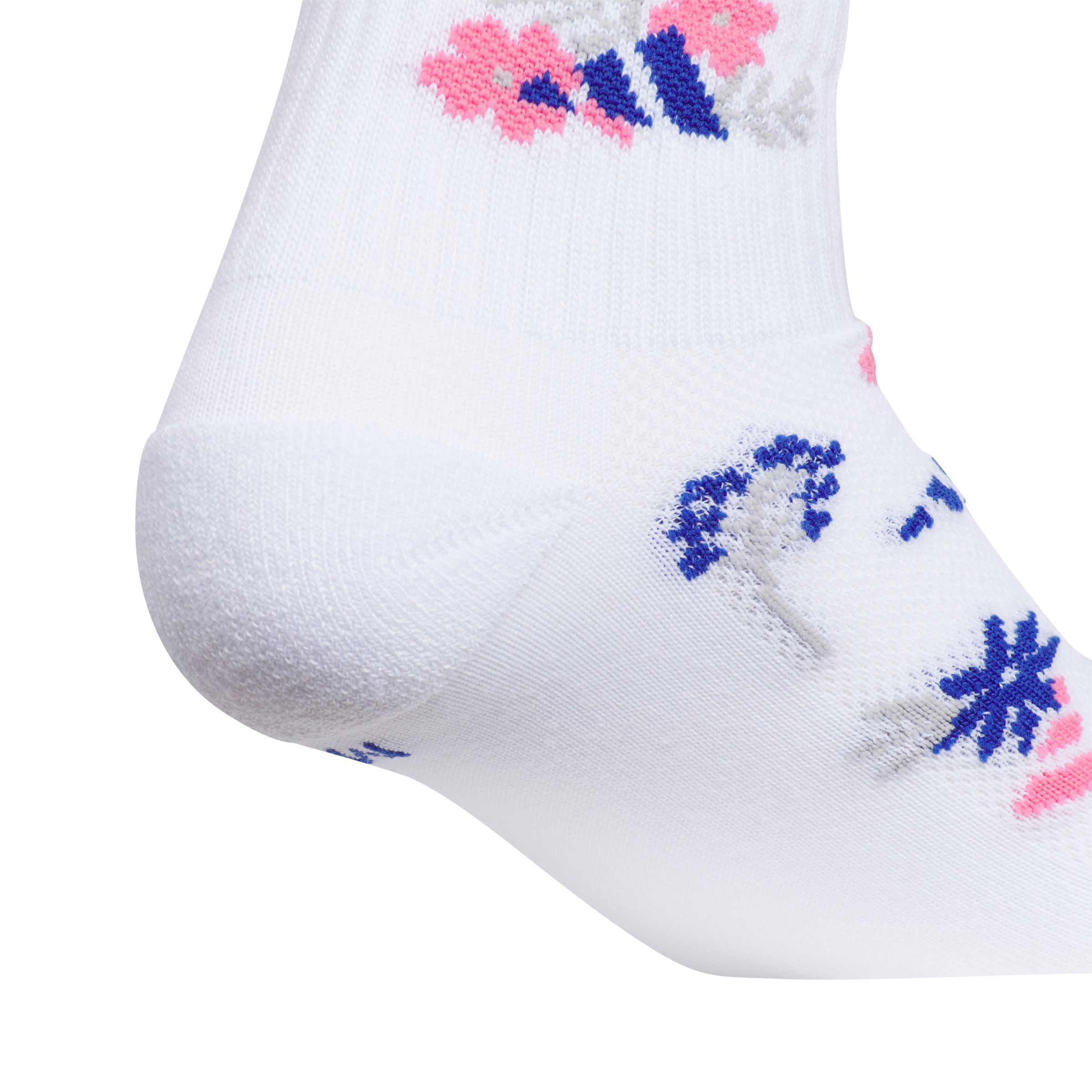 adidas Girls' Climacool® Graphic Quarter Socks - 6pk