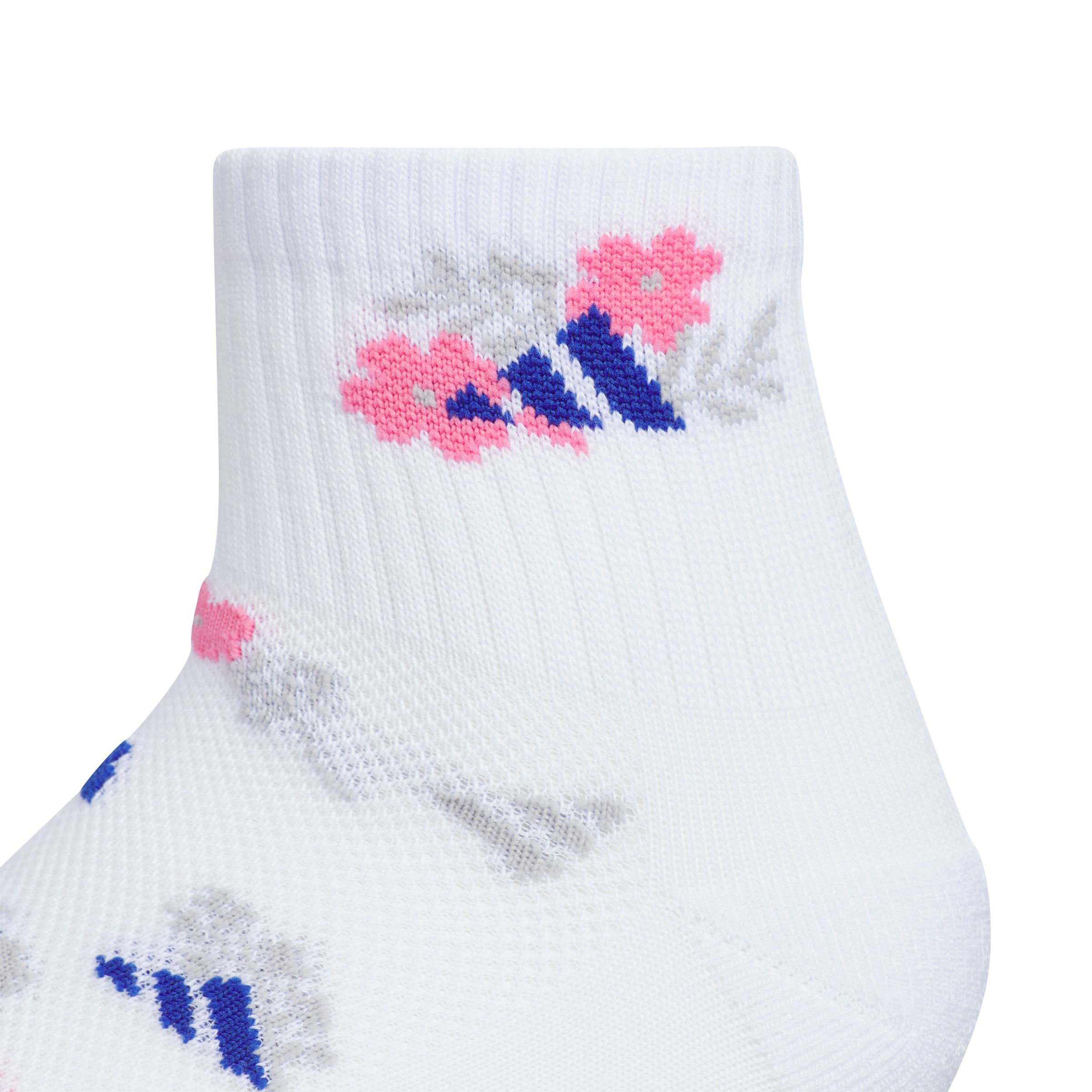 adidas Girls' Climacool® Graphic Quarter Socks - 6pk
