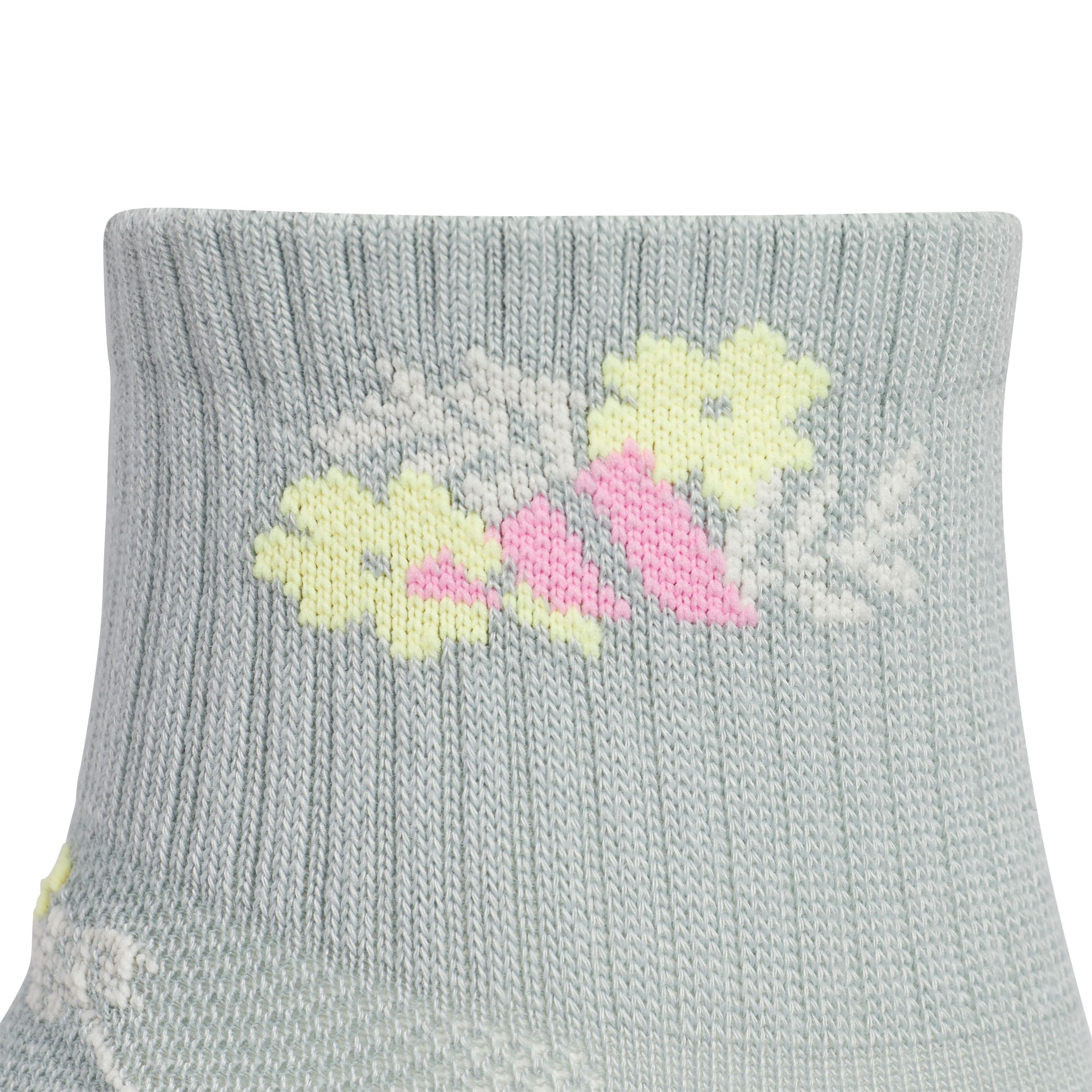 adidas Kids' Cushioned Graphic Athletic Socks 6-pk